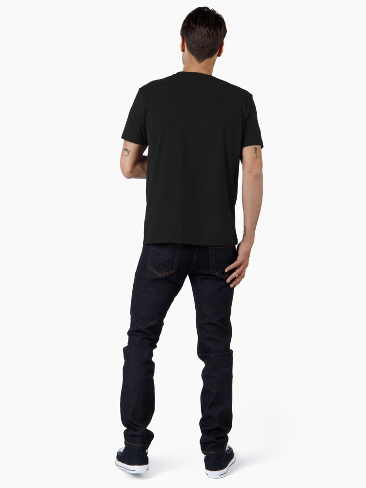 Colored Lion Head With Ink Flow Graphic T-Shirt