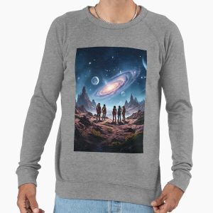 Interstellar Hikers Lightweight Raglan Sweatshirt