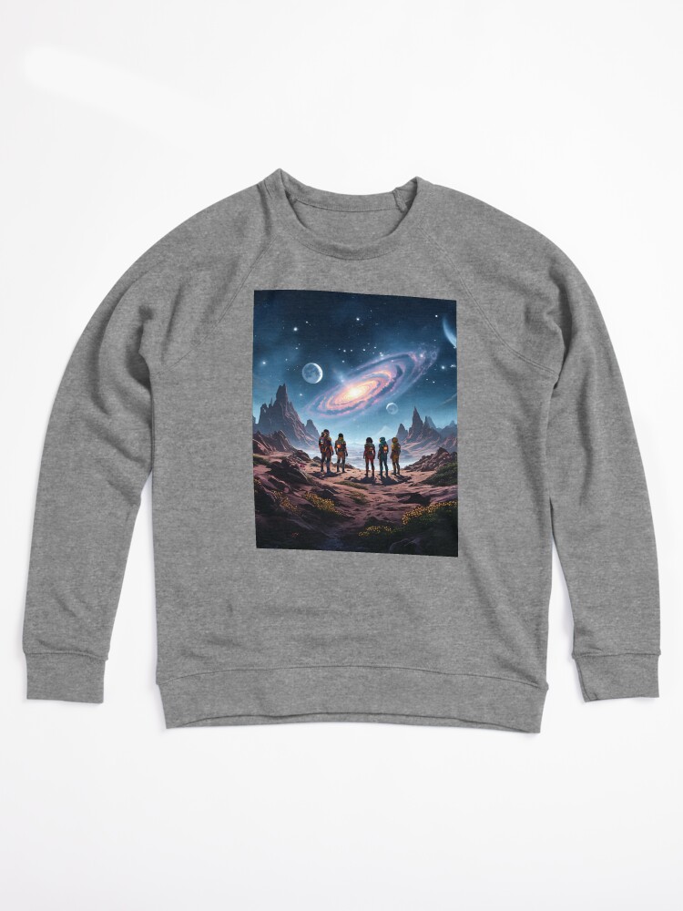 Interstellar Hikers Lightweight Raglan Sweatshirt