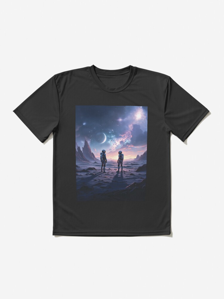 A World Where Intergalactic Travelers Roam the Cosmos Active T-Shirt