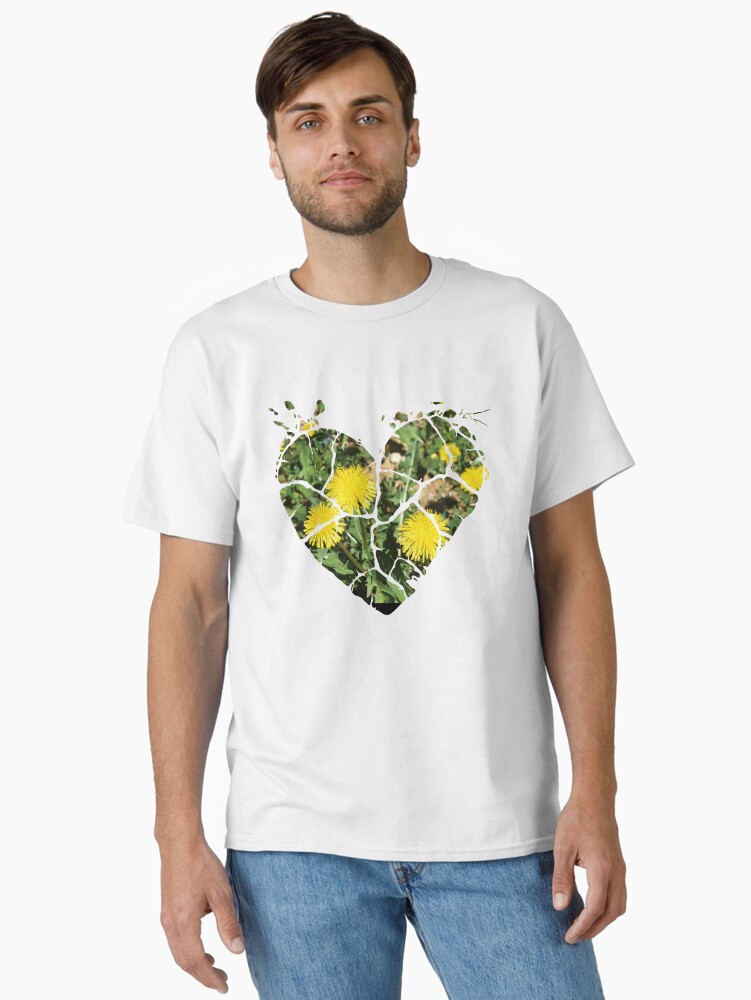 Dandelion Intro Heart With Cracks Classic T-Shirt
