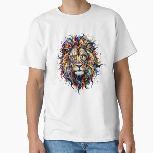 Lion Ink Painting Classic T-Shirt