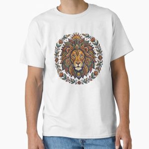 Lion Head With Calm And Royal Expression Classic T-Shirt