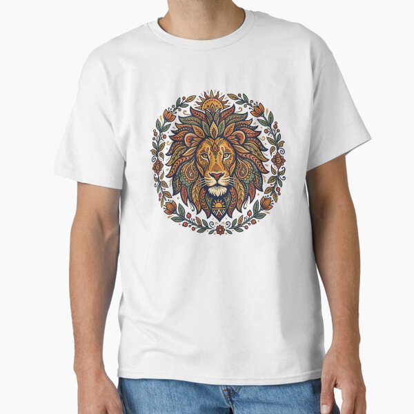 Lion Head With Calm And Royal Expression Classic T-Shirt