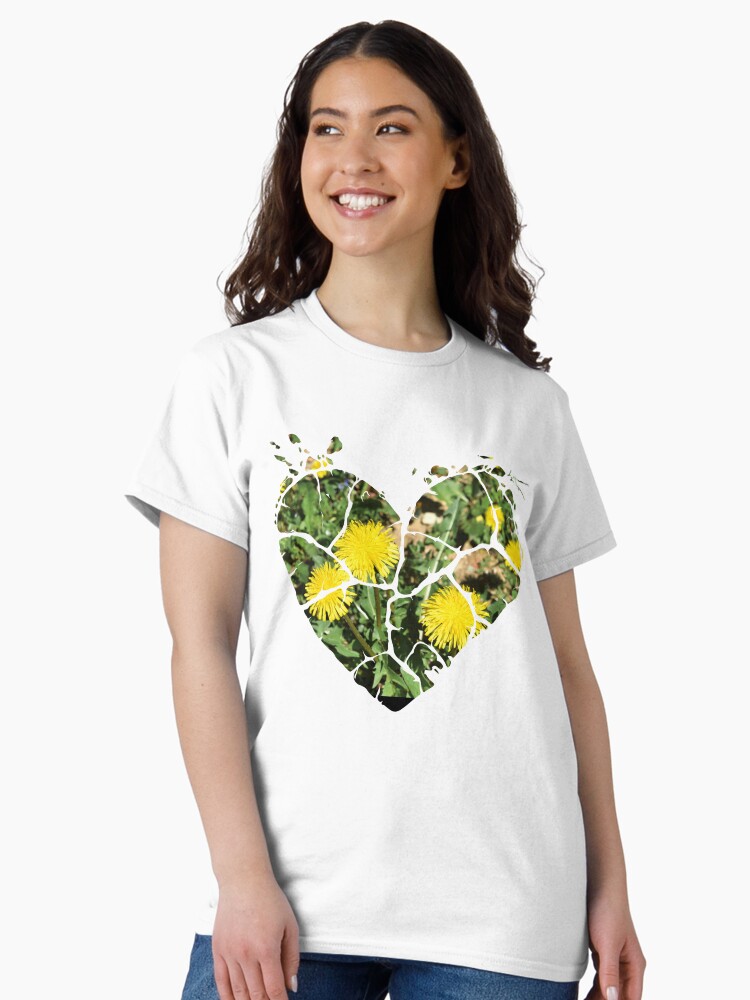 Dandelion Intro Heart With Cracks Classic T-Shirt
