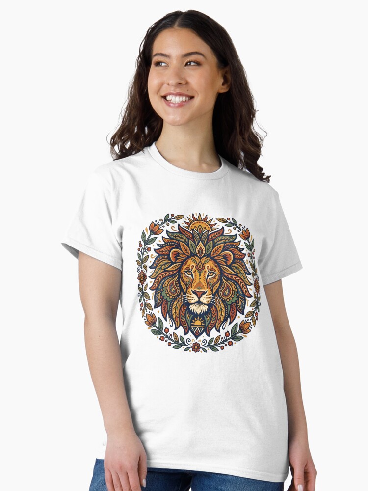 Lion Head With Calm And Royal Expression Classic T-Shirt