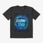 Sport-friendly stretch tee, crew neck, regular fit
