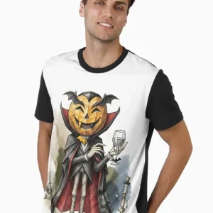 Origami Dracula Vampire- Gothic Halloween Horror Art