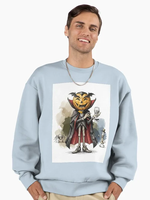 Origami Dracula Vampire- Gothic Halloween Horror Art