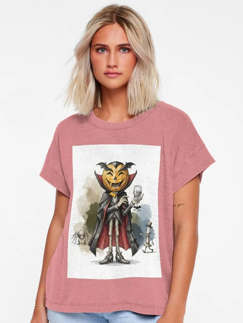 Origami Dracula Vampire- Gothic Halloween Horror Art