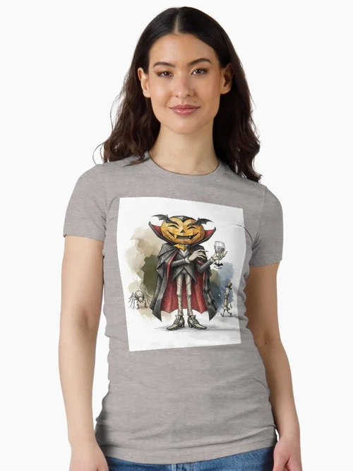 Origami Dracula Vampire- Gothic Halloween Horror Art