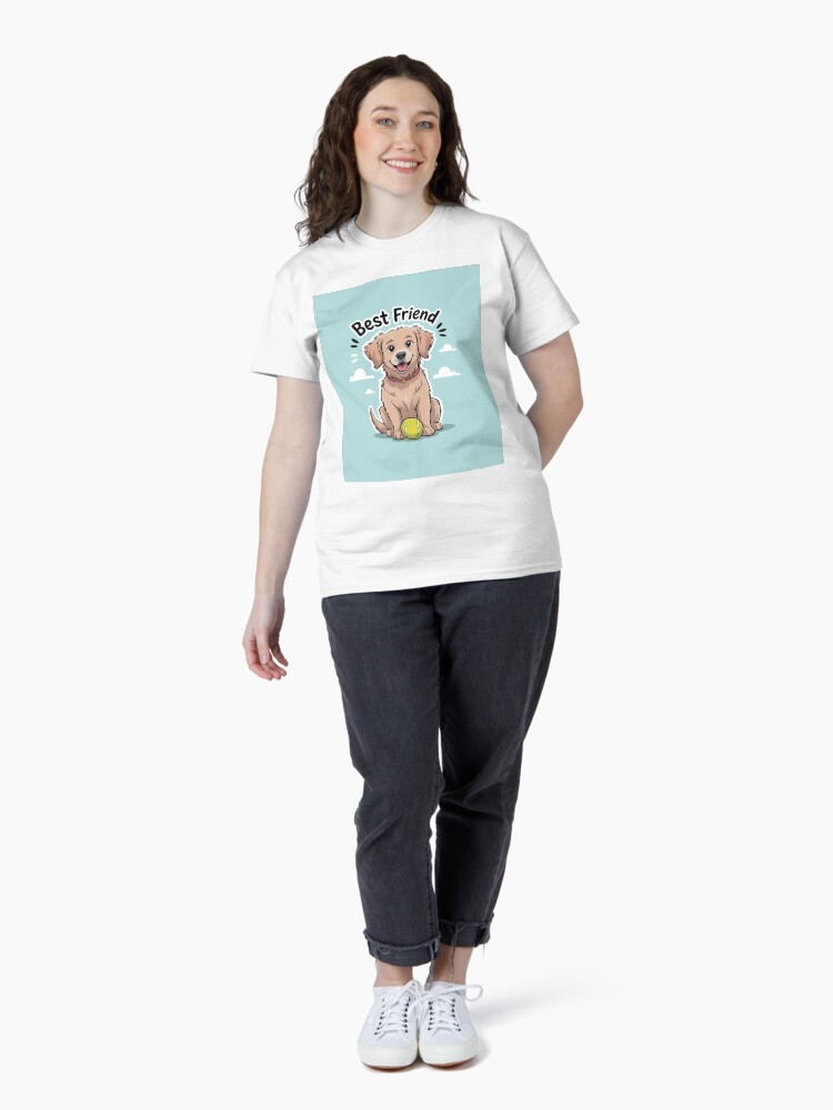 Puppy with Expressive Eyes Classic T-Shirt