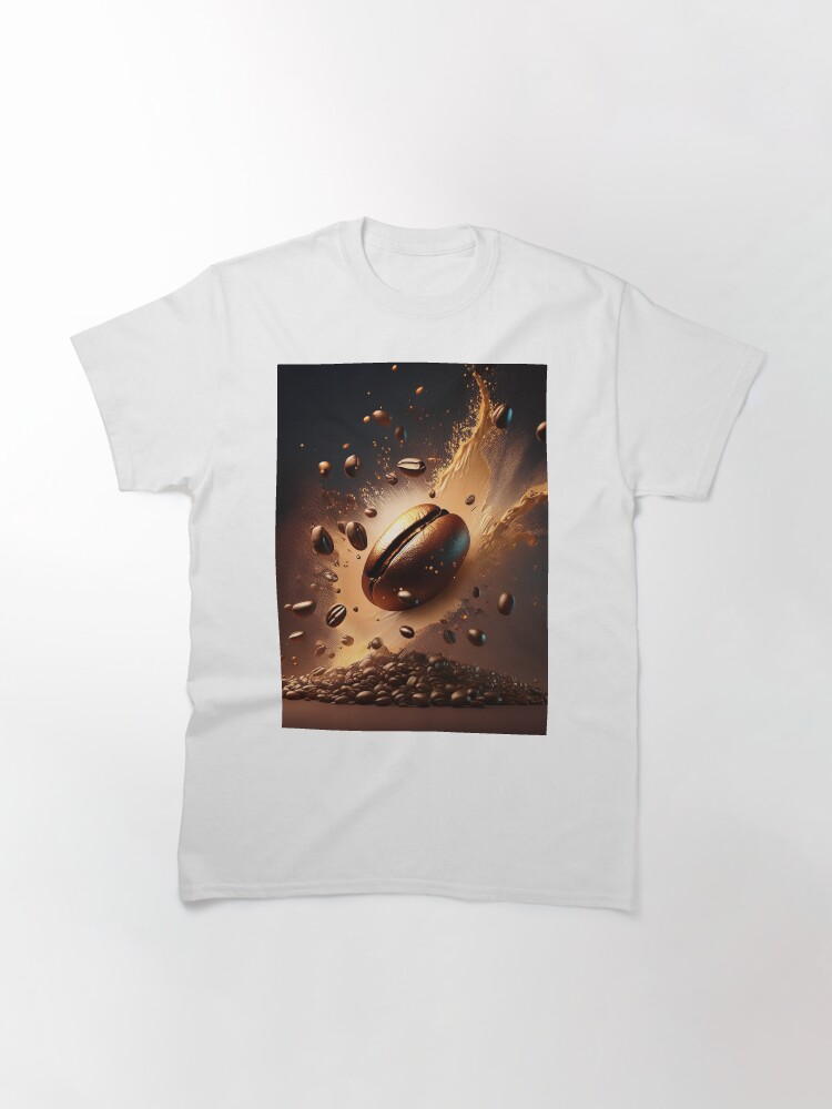 Explosive Coffee Bean Splash Art Classic T-Shirt
