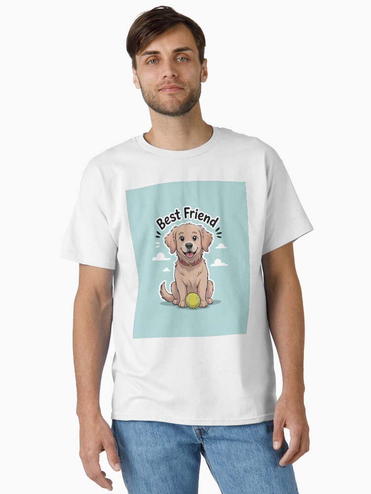 Puppy with Expressive Eyes Classic T-Shirt