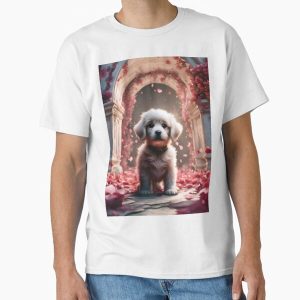 Guardian Pup Rose Garden Charm Classic T-Shirt