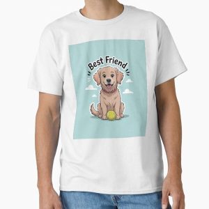 Puppy with Expressive Eyes Classic T-Shirt