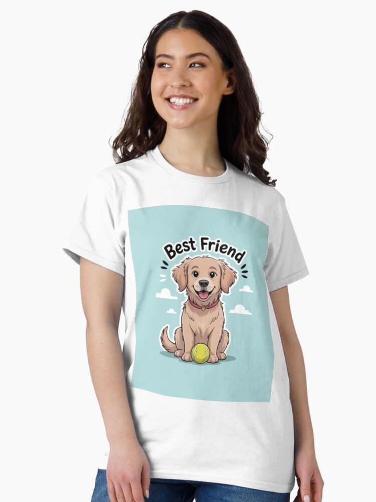 Puppy with Expressive Eyes Classic T-Shirt
