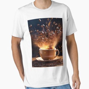 Experience the Burst of Pure Coffee Bliss Essential T-Shirt