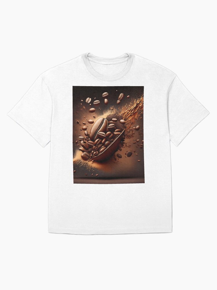 A Single Colossal Coffee Bean Oversized T-Shirt