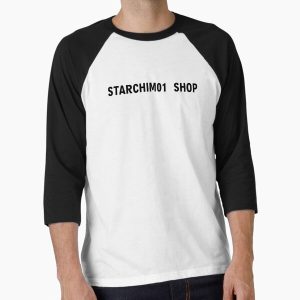 starchim01 Shop Vintage Contrast Baseball 3/4 Sleeve T-Shirt