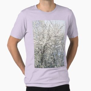 Redbubble Myrobalan Plum Flowers Spring Vintage Wash T-Shirt